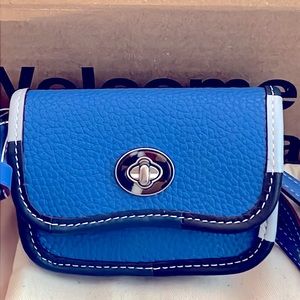 💙 COACH COACHTOPIA WAVY WALLET WITH CROSSBODY STRAP 💙 NWT 💙